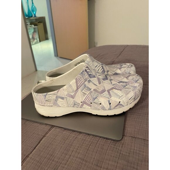 Dansko Kane Womens Clogs Shoes Size 41 Gray Slip On Molded - Picture 5 of 9